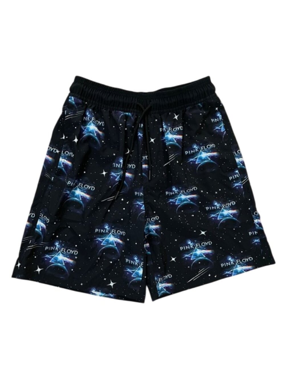 Pink Floyd Dark Side of the Moon Black Swim Trunks Men's Size Small 28/30